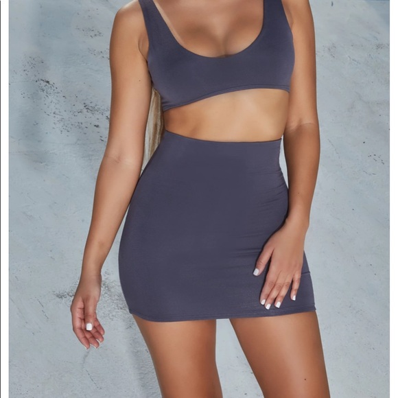 Oh Polly Dresses & Skirts - Oh Polly High Waisted Bodicon Mini Skirt